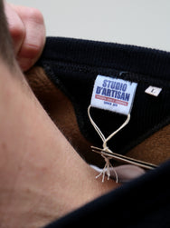 Studio d'Artisan 8121 Aishibu Dyed Sweatshirt - Indigo