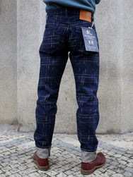 Studio D'Artisan Midare Kasuri Jeans – Indigo (D1878)