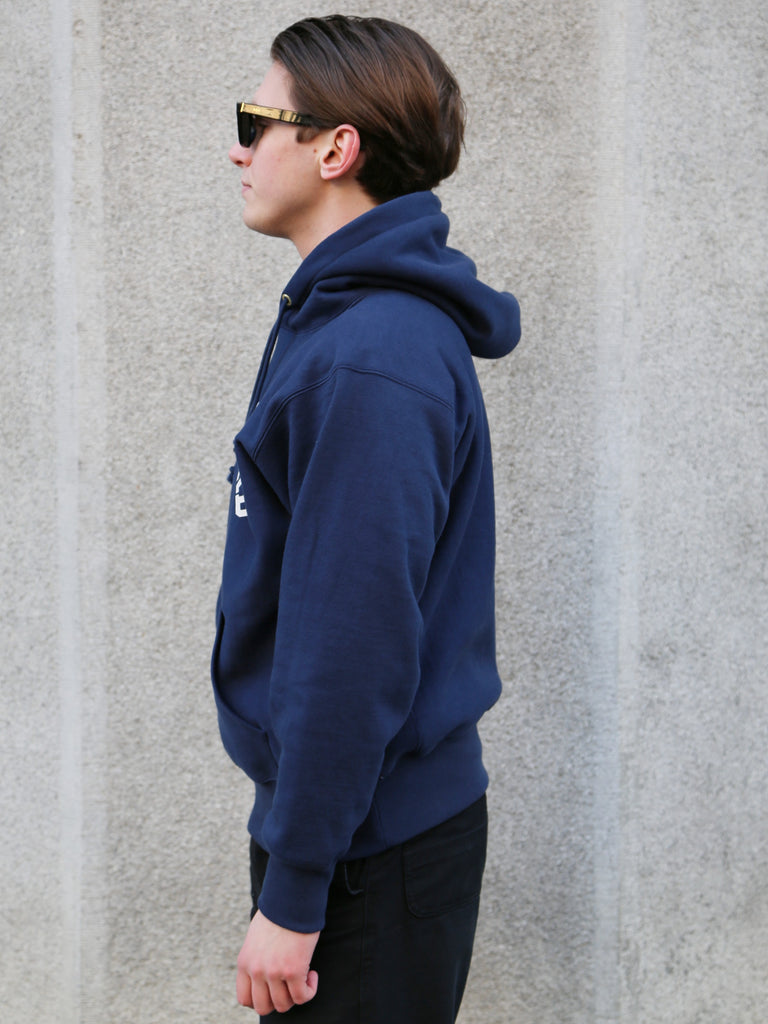 The Real McCoy's Hooded Sweatshirt, Coast Guard – Navy (MC20106