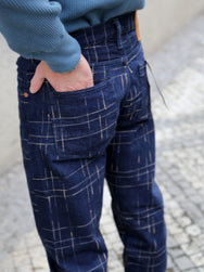 Studio D'Artisan Midare Kasuri Jeans – Indigo (D1878)