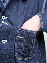 Omoto Denim 11.5oz Nep Denim Coverall – Indigo (3618)