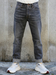 Nudie Jeans Steady Eddie II – Grey Crosshatch (114944)
