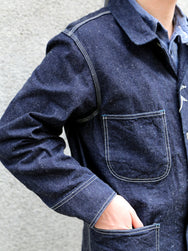 Omoto Denim 11.5oz Nep Denim Coverall – Indigo (3618)
