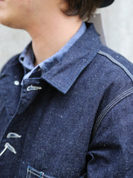 Omoto Denim 11.5oz Nep Denim Coverall – Indigo (3618)