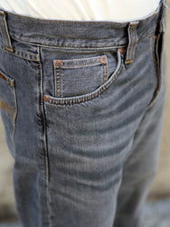 Nudie Jeans Steady Eddie II – Grey Crosshatch (114944)