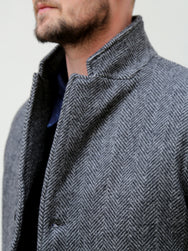 Fleurs de Bagne Le Blazer Anatole - HBT Wool Grey (W22-021)