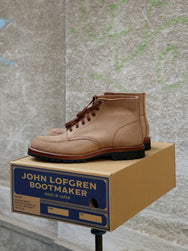 John Lofgren Chapman Boots Horween CXL – Natural Roughout (LK-047)