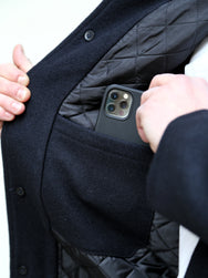 Fleurs de Bagne Caban “St.Martin de Ré” – Navy