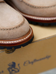 John Lofgren Chapman Boots Horween CXL – Natural Roughout (LK-047)