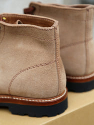 John Lofgren Chapman Boots Horween CXL – Natural Roughout (LK-047)