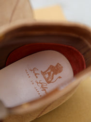 John Lofgren Chapman Boots Horween CXL – Natural Roughout (LK-047)