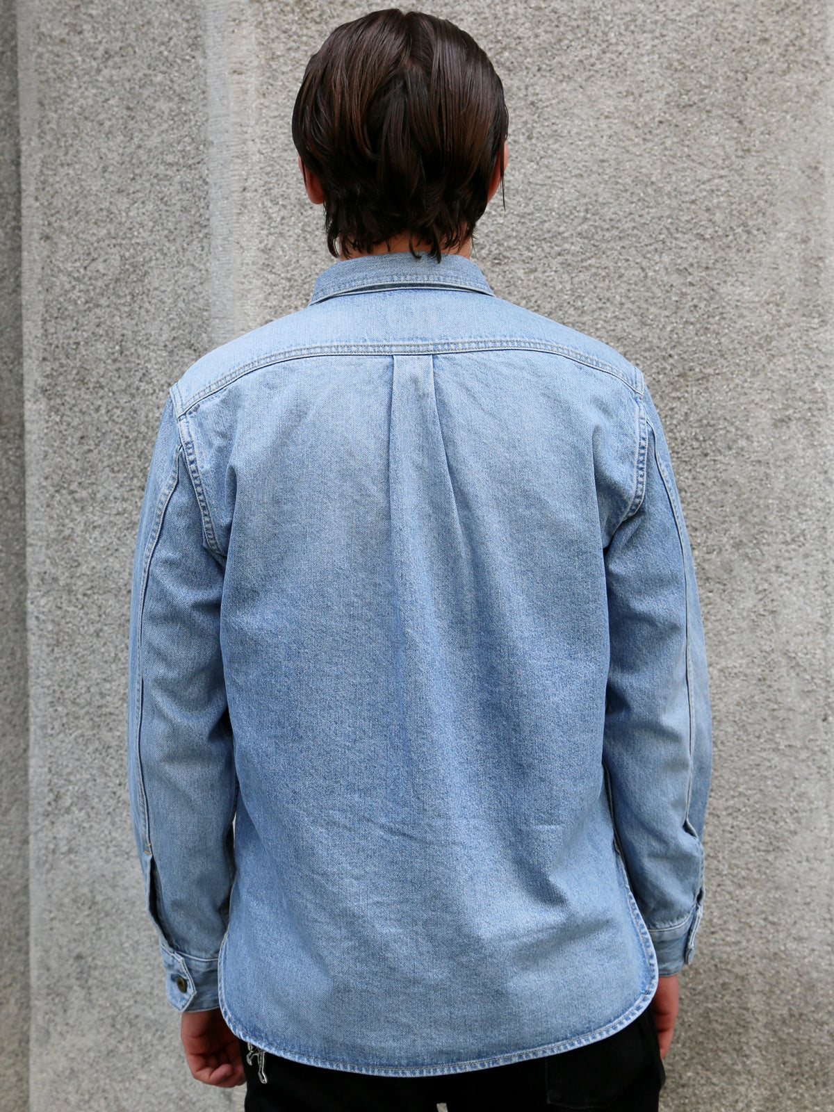 Japan Blue JBLS1018 13oz Denim CPO Shirt – Fade Wash
