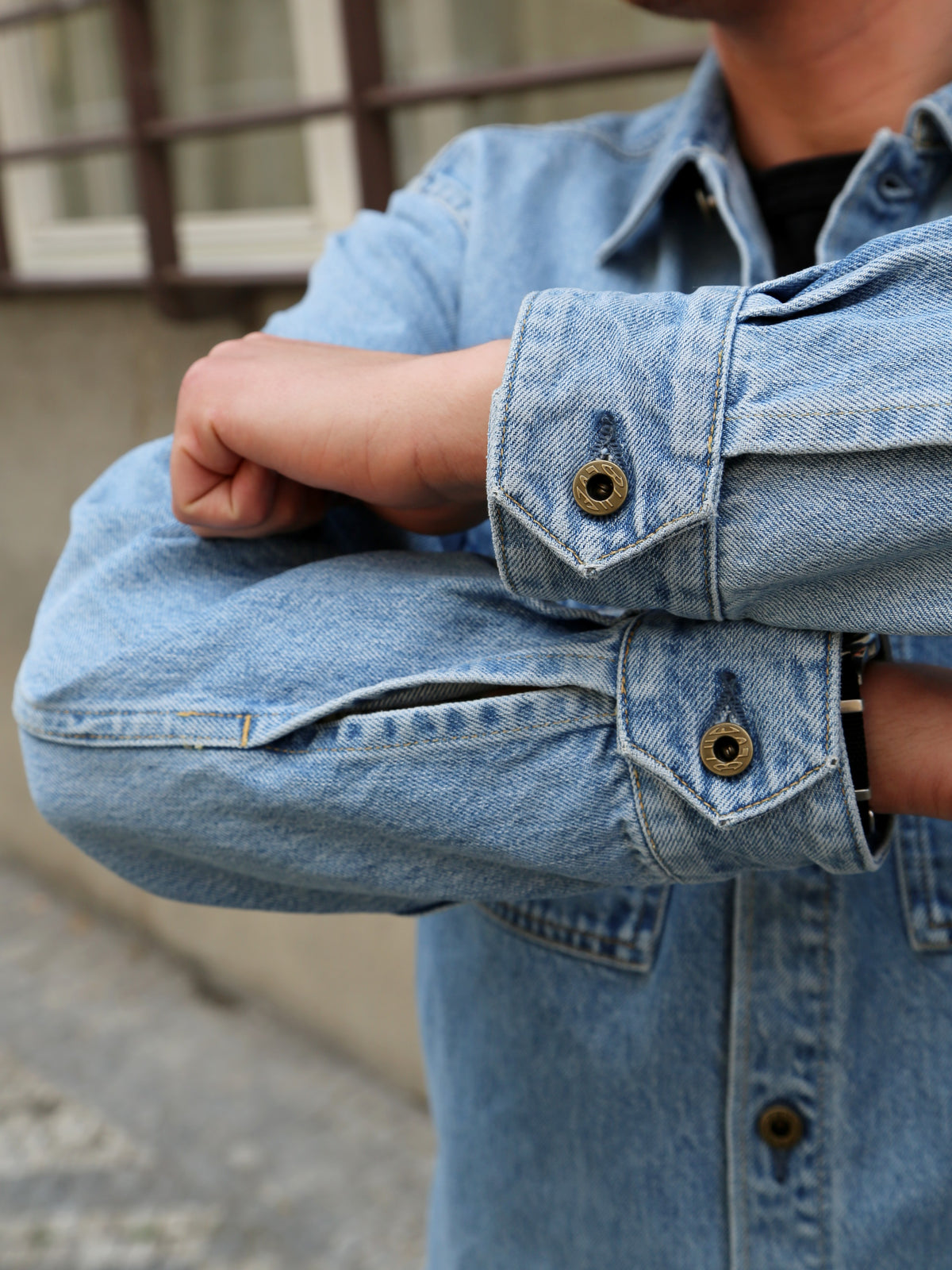 Japan Blue JBLS1018 13oz Denim CPO Shirt – Fade Wash