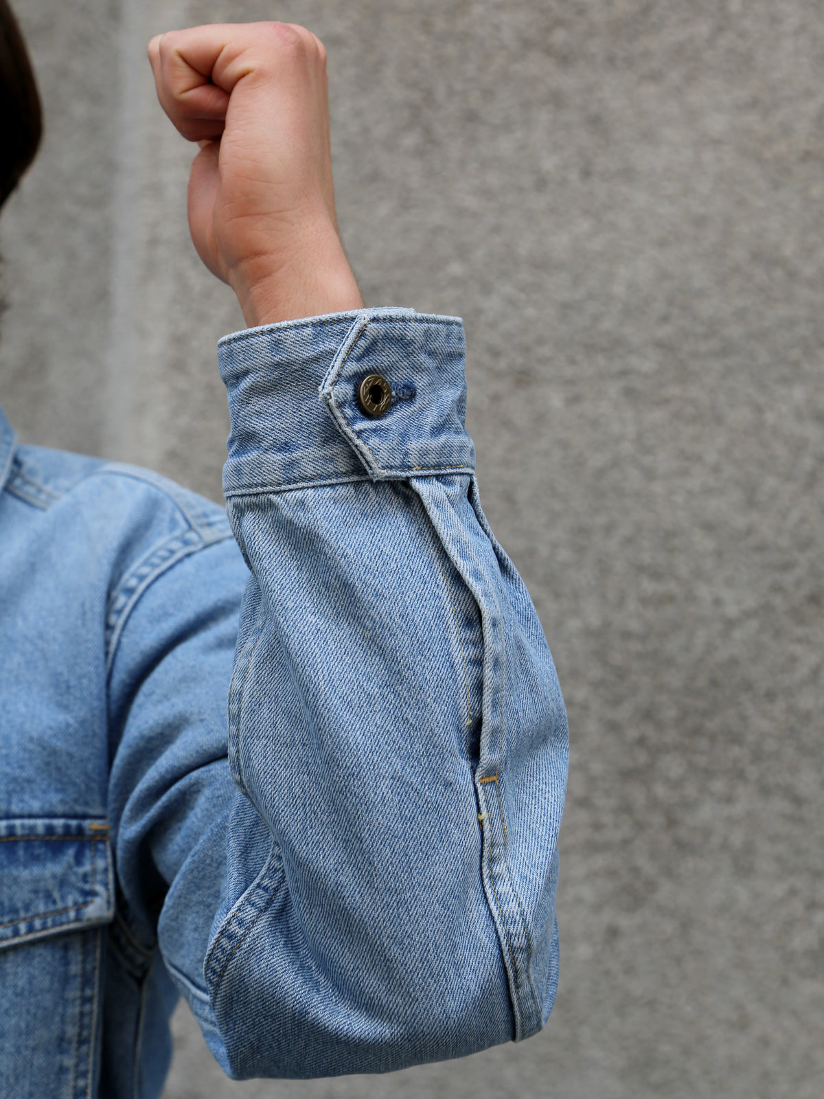 Japan Blue JBLS1018 13oz Denim CPO Shirt – Fade Wash