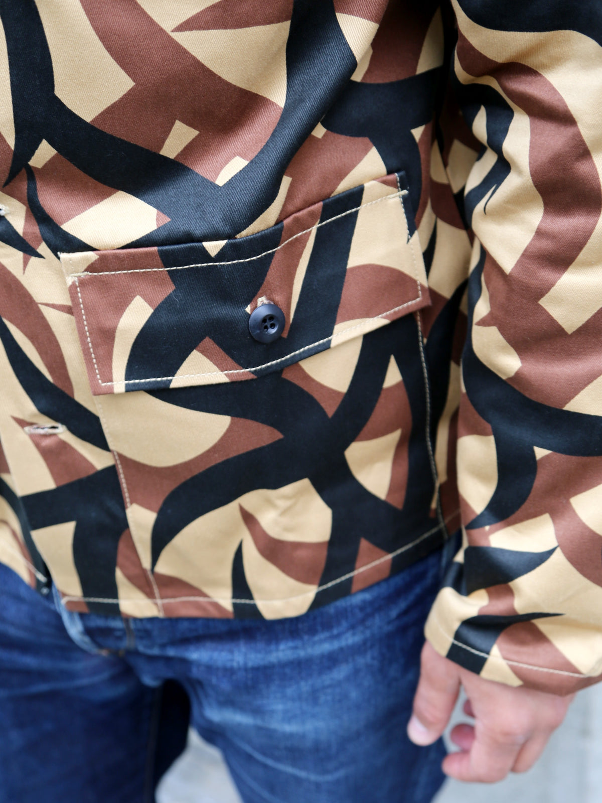The Real McCOY's Tribal Camouflage Combat Jacket – Beige (MJ25013)