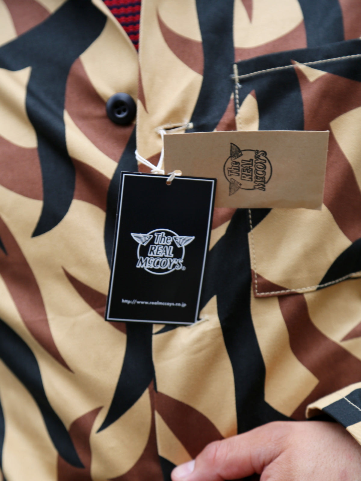 The Real McCOY's Tribal Camouflage Combat Jacket – Beige (MJ25013)