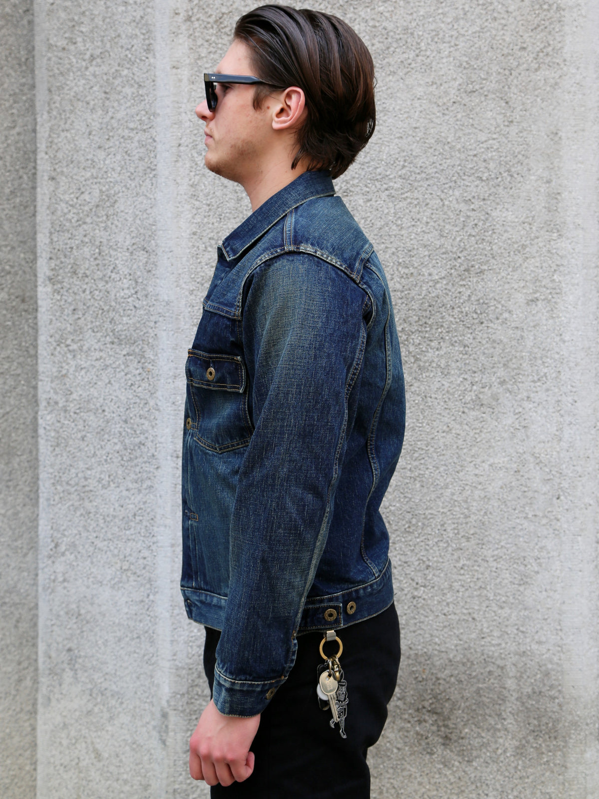 Japan Blue JBGJ1000 14.8oz Type2 Denim Jacket – D01 Aging Wash