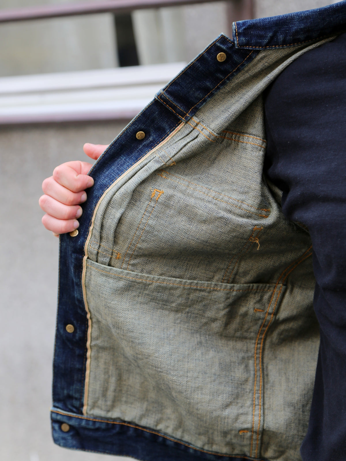 Japan Blue JBGJ1000 14.8oz Type2 Denim Jacket – D01 Aging Wash