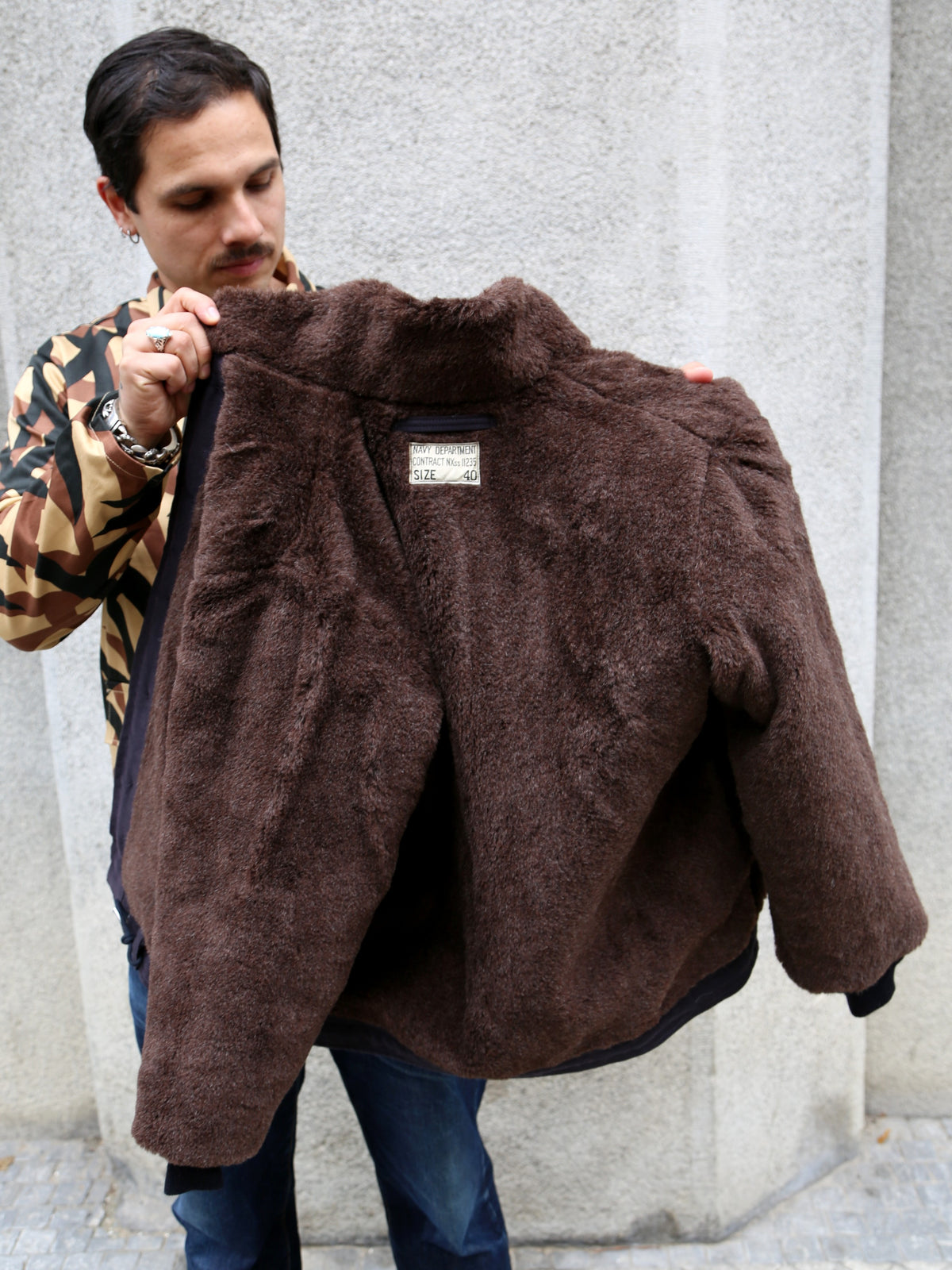 The Real McCOY's N-1 Deck Jacket – Navy (MJ21105)