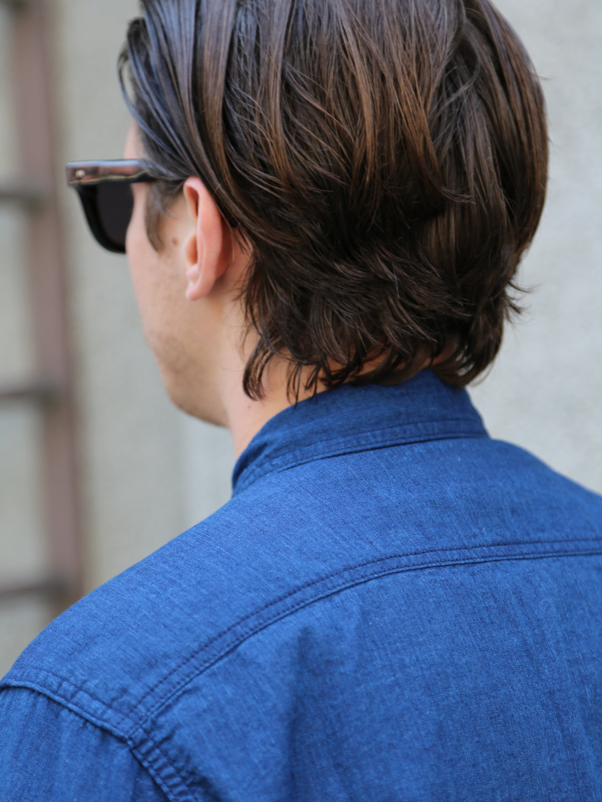 Japan Blue JBLS1016 Chambray Work Shirt – Deep Indigo