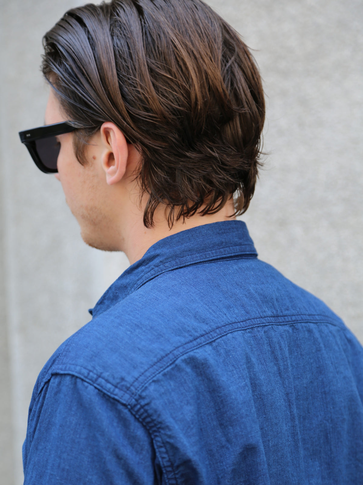 Japan Blue JBLS1016 Chambray Work Shirt – Deep Indigo