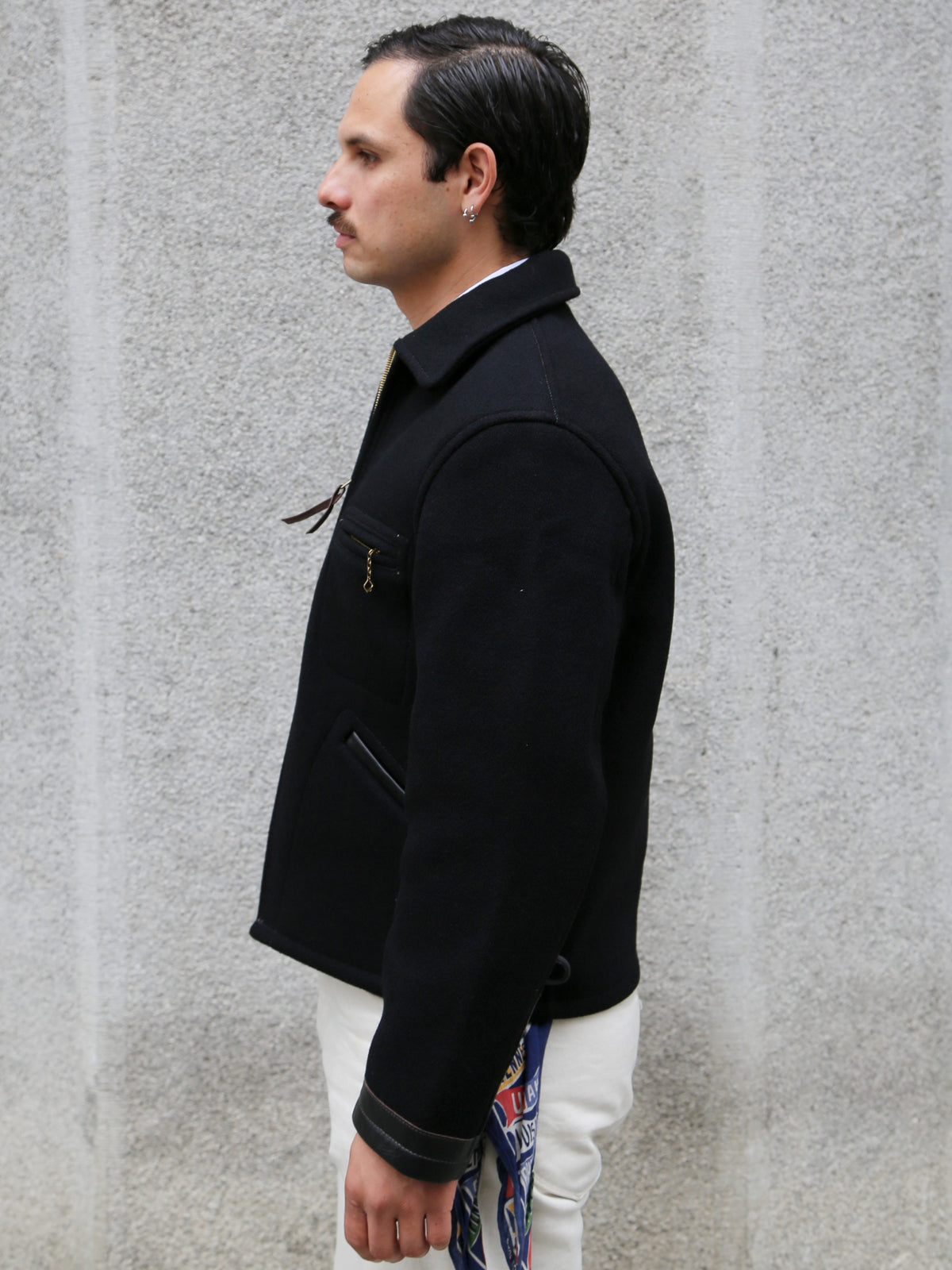 The Real McCOY's Wool Field Sports Jacket – Black (MJ25111)