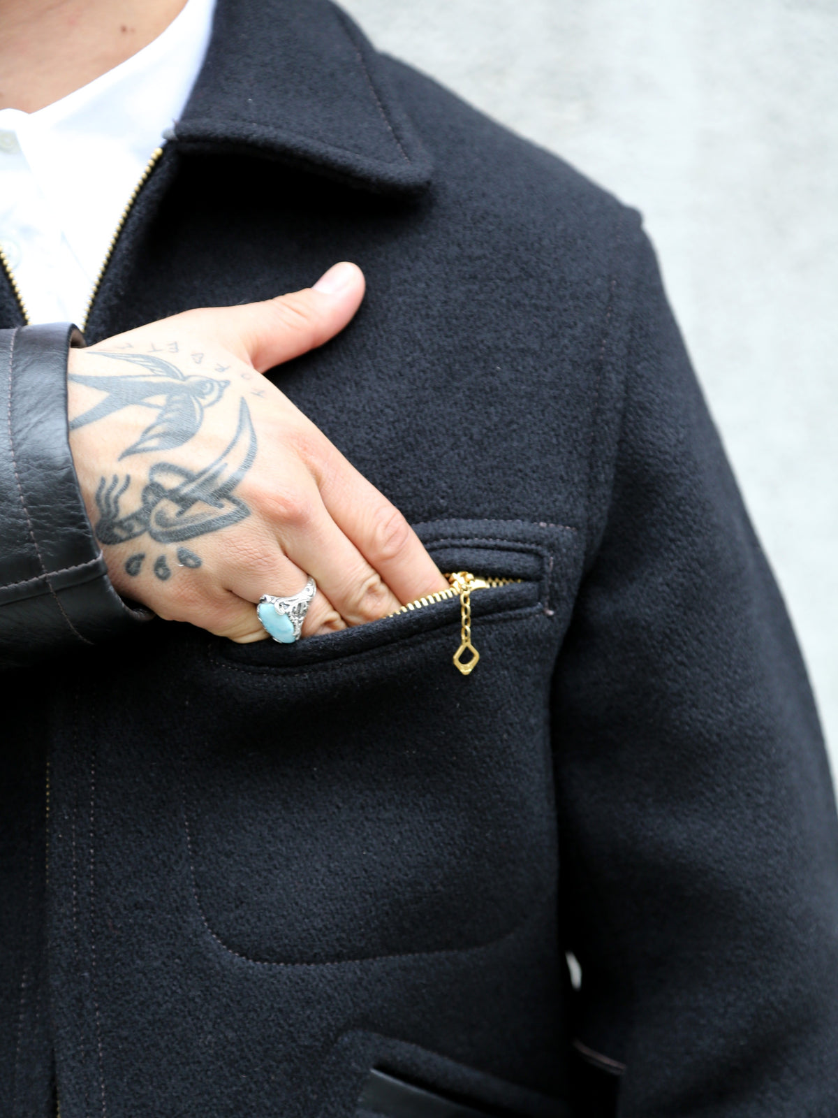 The Real McCOY's Wool Field Sports Jacket – Black (MJ25111)