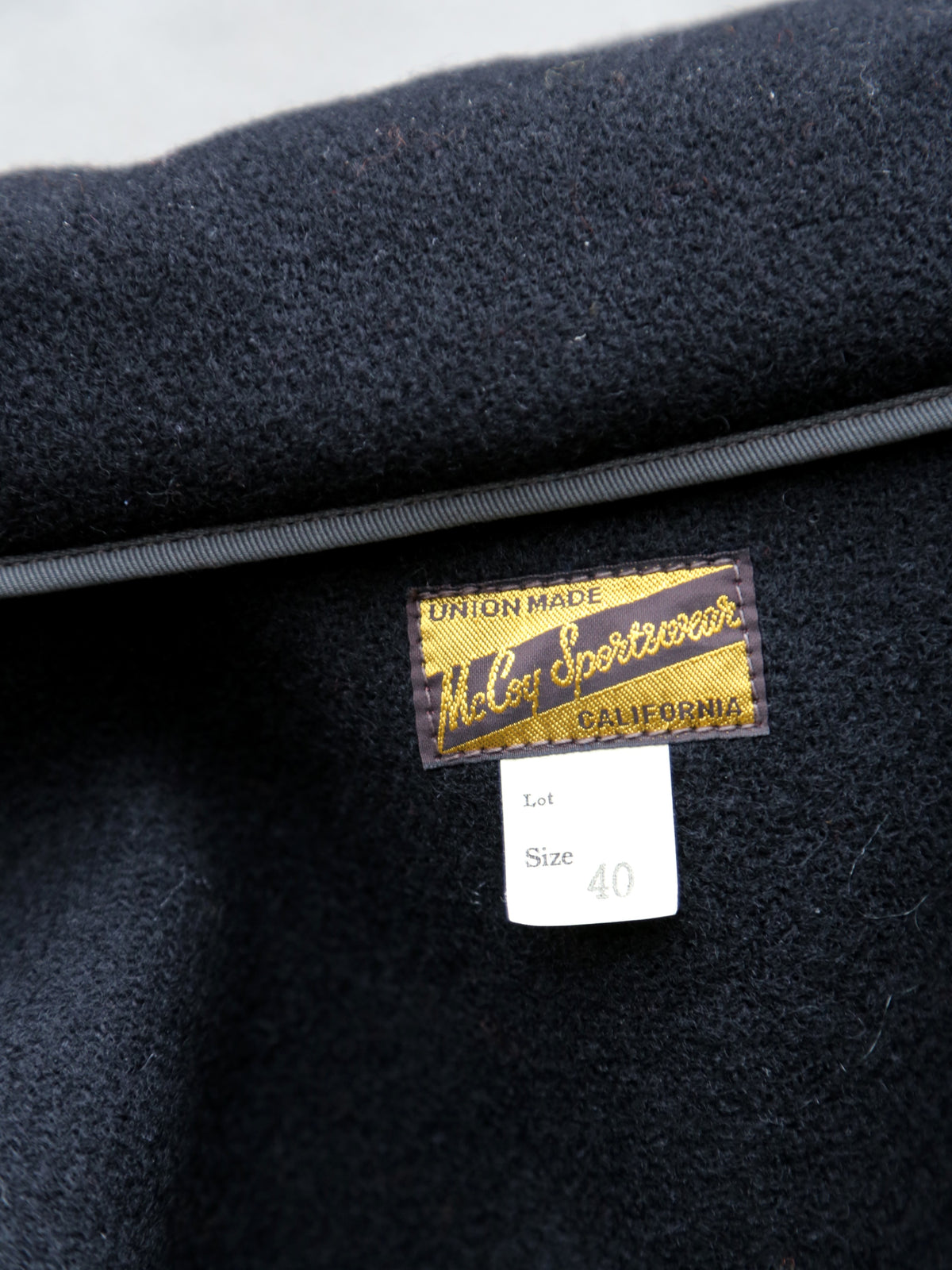 The Real McCOY's Wool Field Sports Jacket – Black (MJ25111)