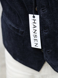 Hansen Garments Knud Casual Waistcoat – Dusty Black (30-35-2)