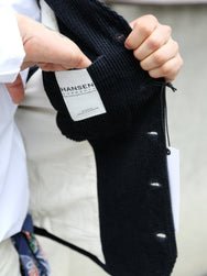 Hansen Garments Knud Casual Waistcoat – Dusty Black (30-35-2)