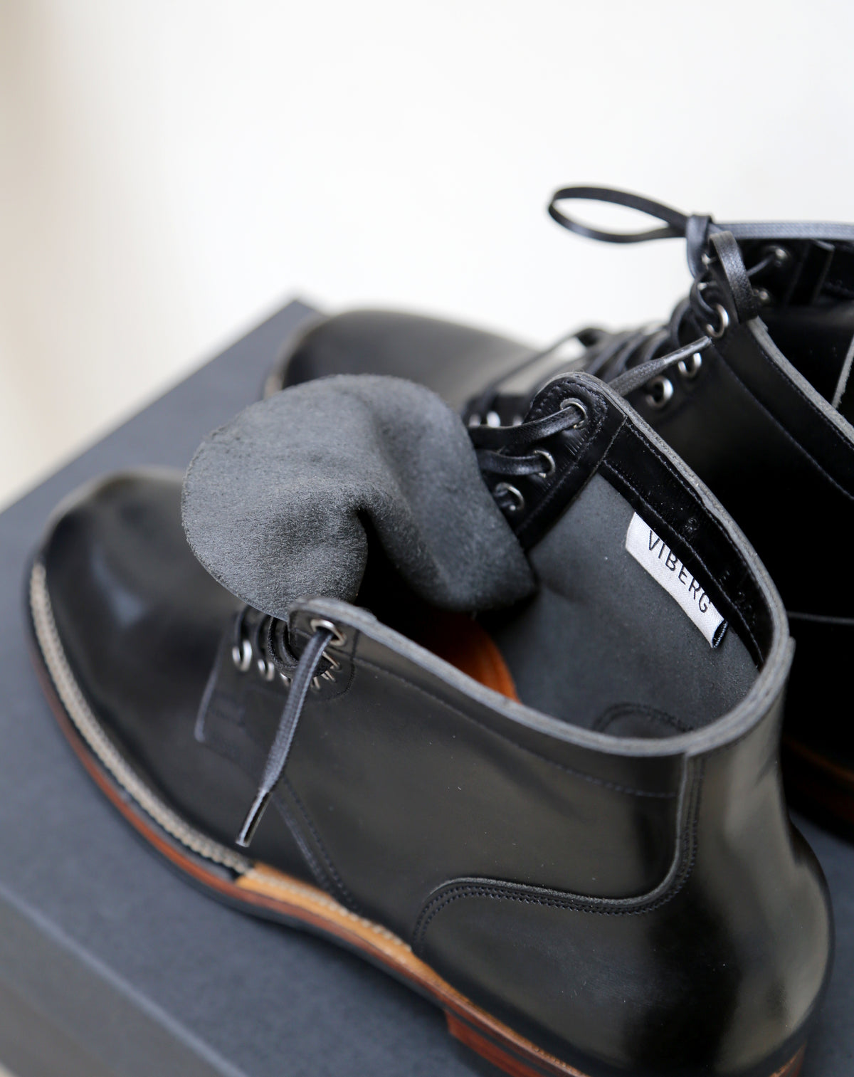 Viberg Service Boot 2030 Unlined - Black Chromexcel