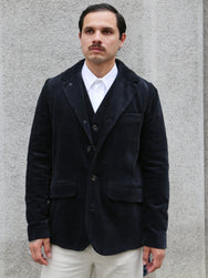 Hansen Garments Vincent Classic Four Button Blazer – Dusty Black (30-35-2)