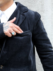 Hansen Garments Vincent Classic Four Button Blazer – Dusty Black (30-35-2)