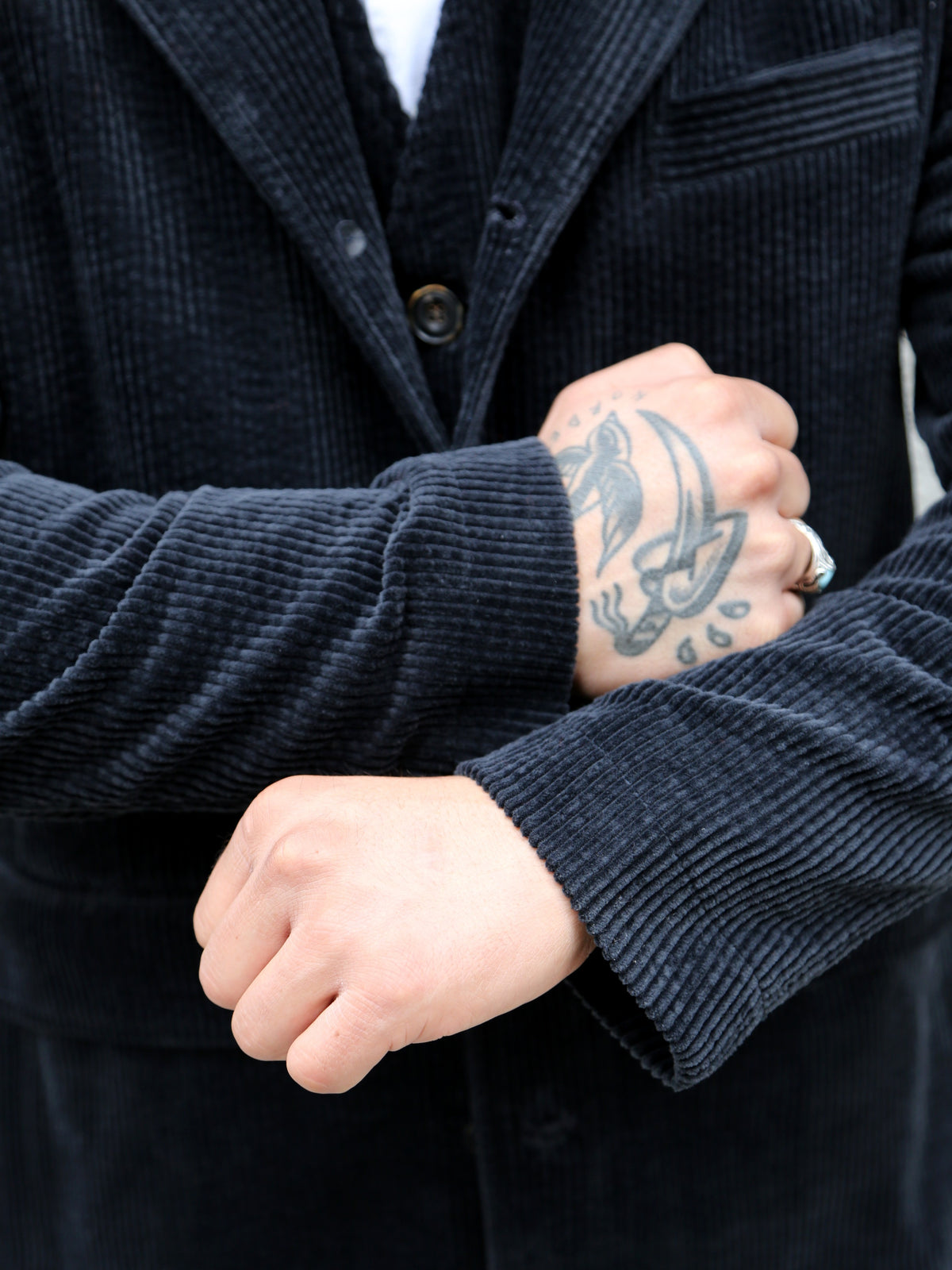 Hansen Garments Vincent Classic Four Button Blazer – Dusty Black (30-35-2)