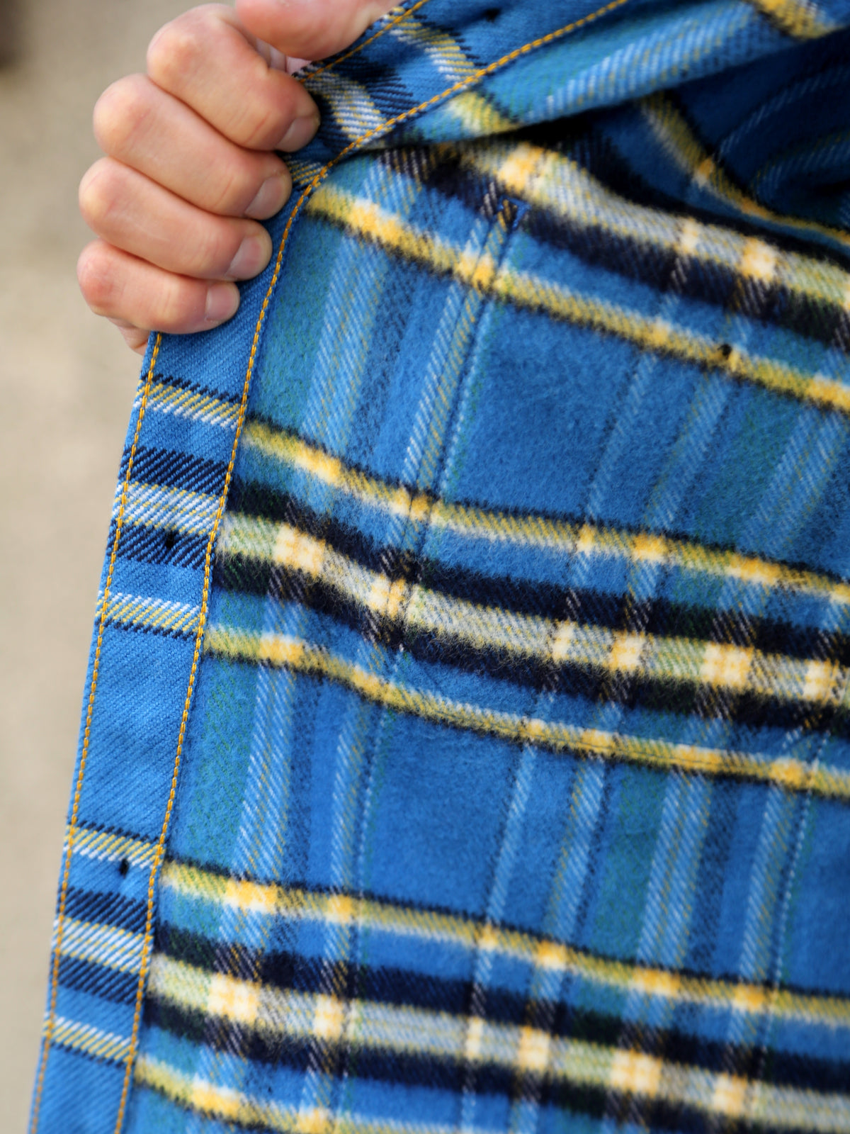 Iron Heart IHSH-376-BLU Ultra Heavy Flannel Classic Work Shirt - Blue