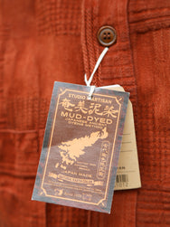 Studio D'Artisan "Amami Dorozome" Boro Jacquard Shirt – Brown (5717)