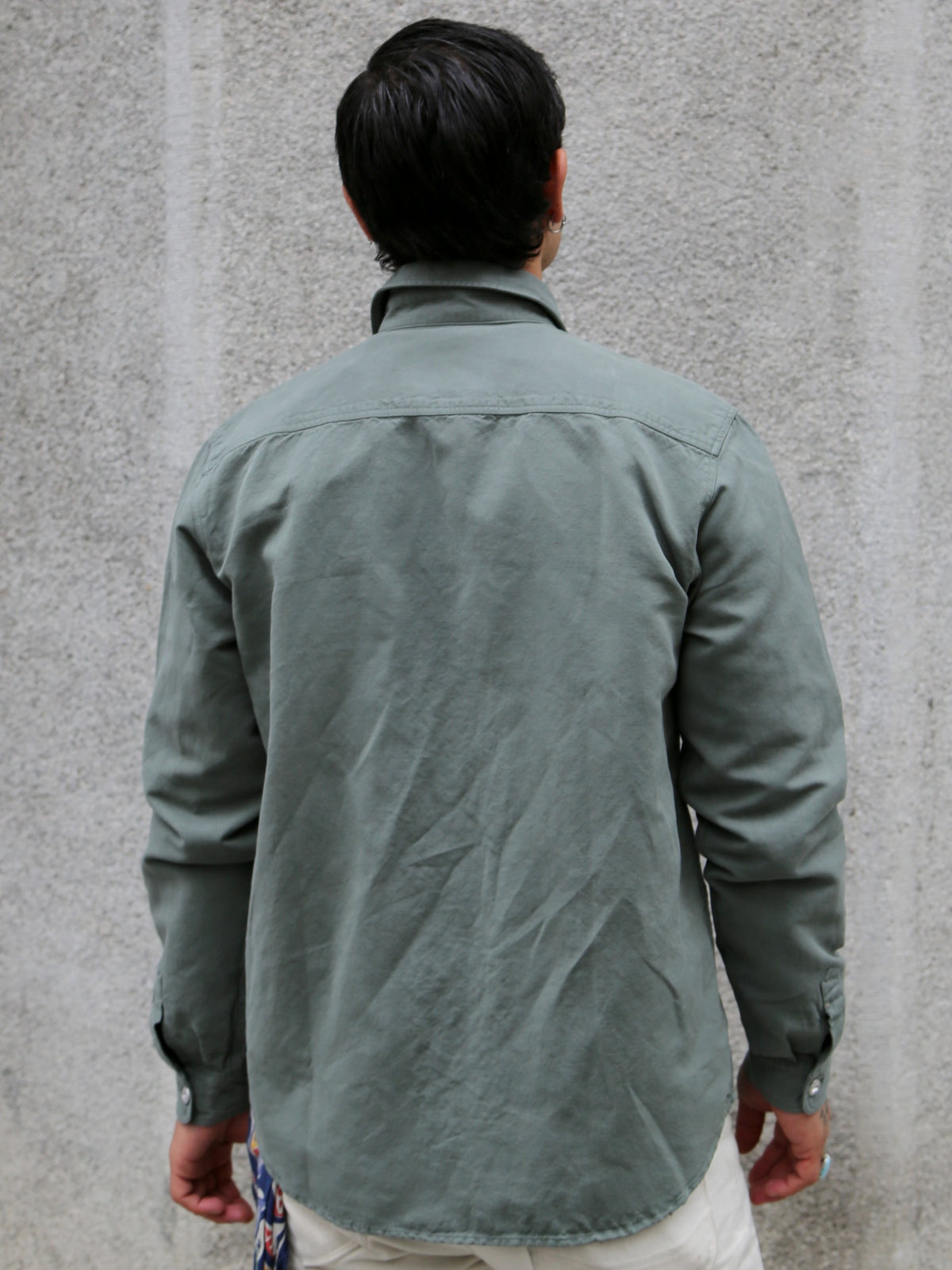 Indigofera McAllen Cotton/Linen Canvas Shirt – Sage Green (6295-464-01)