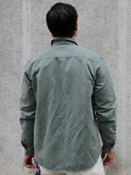 Indigofera McAllen Cotton/Linen Canvas Shirt – Sage Green (6295-464-01)