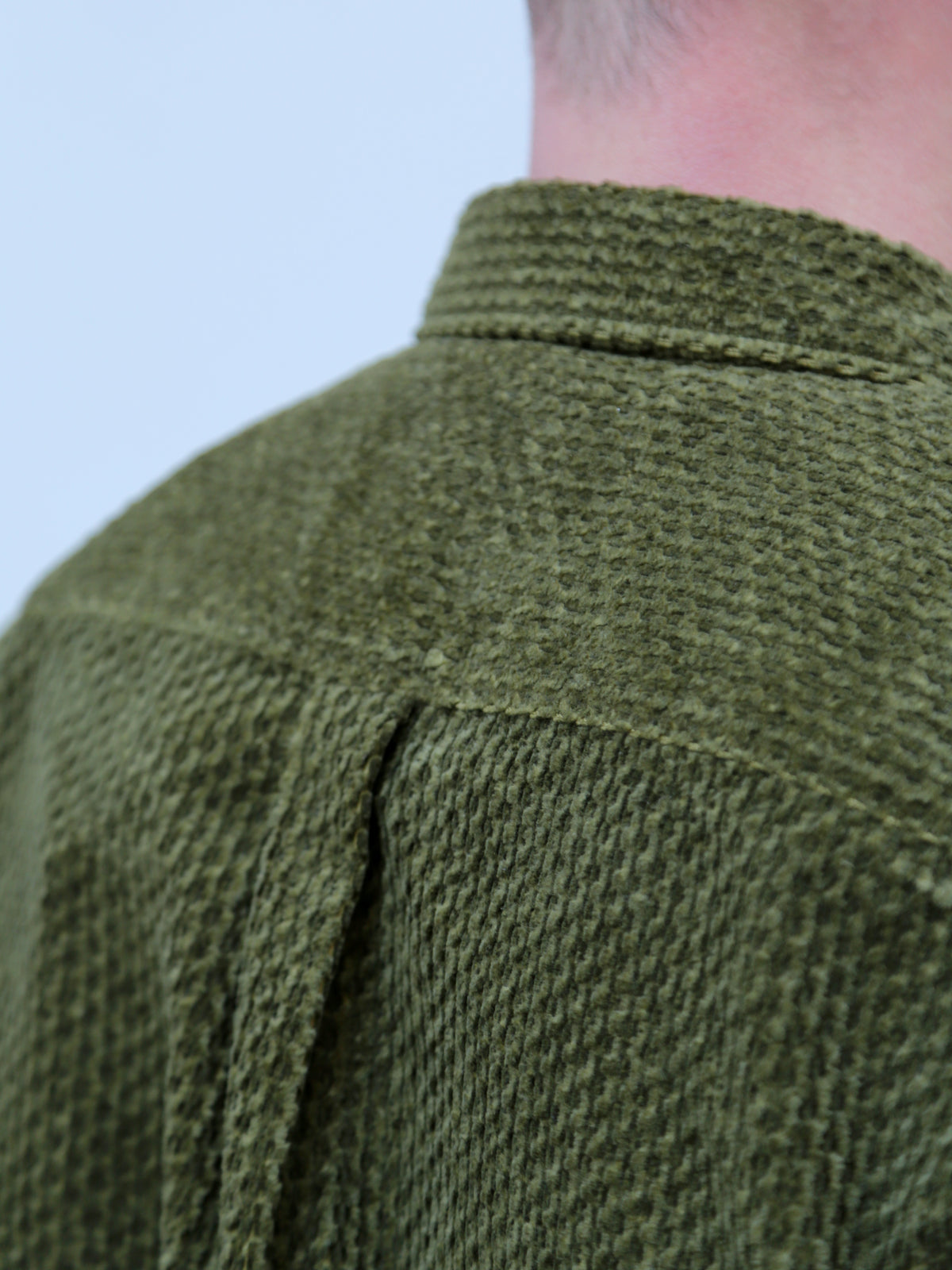 Indigofera Webster Dobby Corduroy Shirt – Green (6345-573-65)