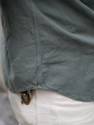 Indigofera McAllen Cotton/Linen Canvas Shirt – Sage Green (6295-464-01)