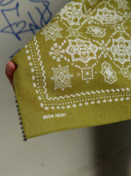 Iron Heart IHG-051-GRN "Bell" Print Bandana - Green