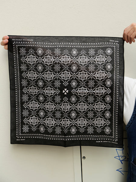 Iron Heart IHG-051-BLK "Bell" Print Bandana - Black