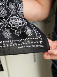 Iron Heart IHG-051-BLK "Bell" Print Bandana - Black