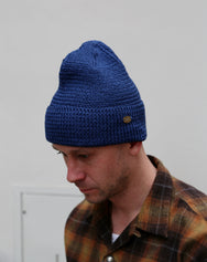 Stevenson Overall Linen Watch Cap - Indigo (LC-IN)