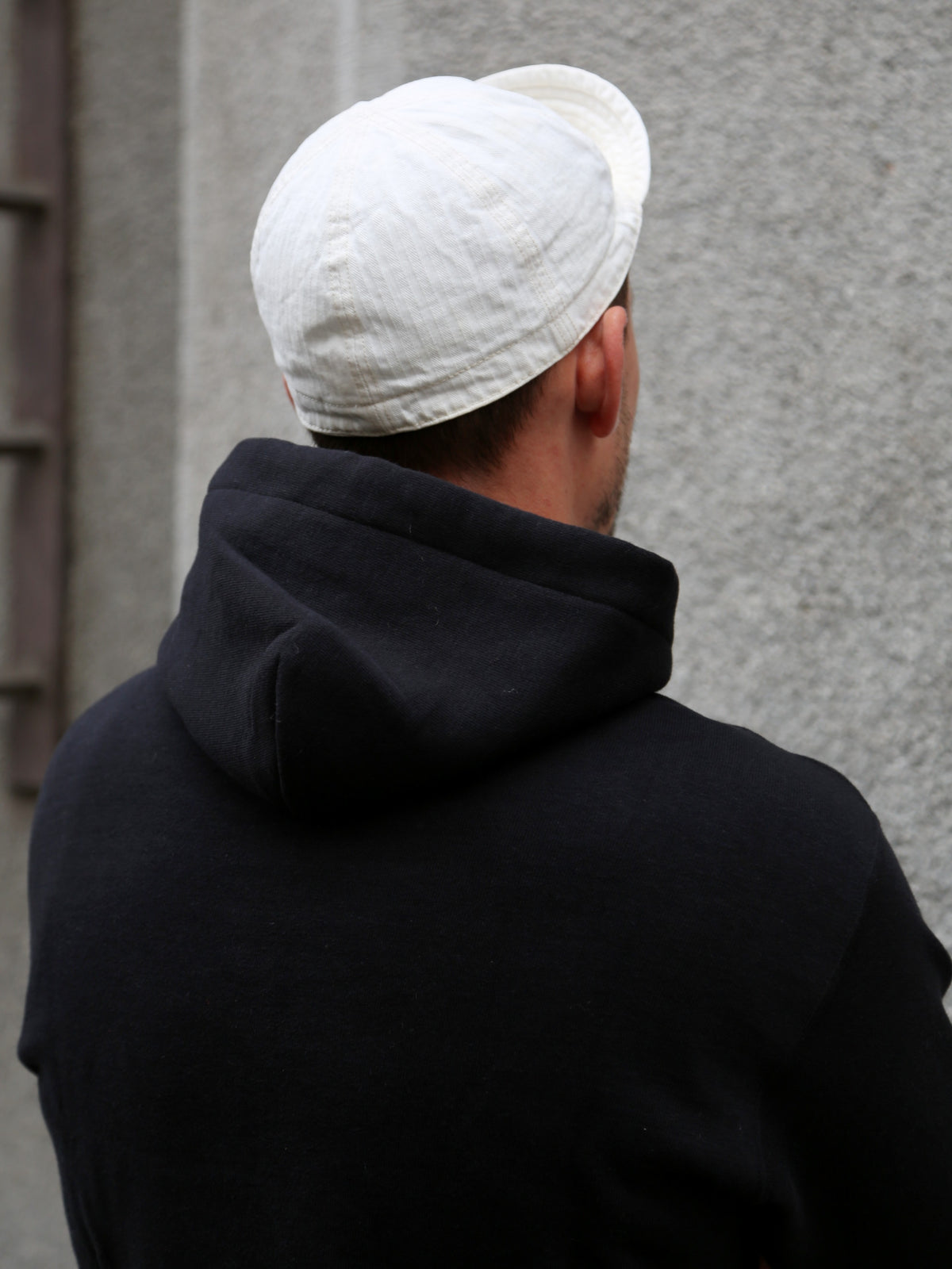 The Real McCOY's 10 oz. Loopwheel Hooded Sweatshirt – Black (MC24114)