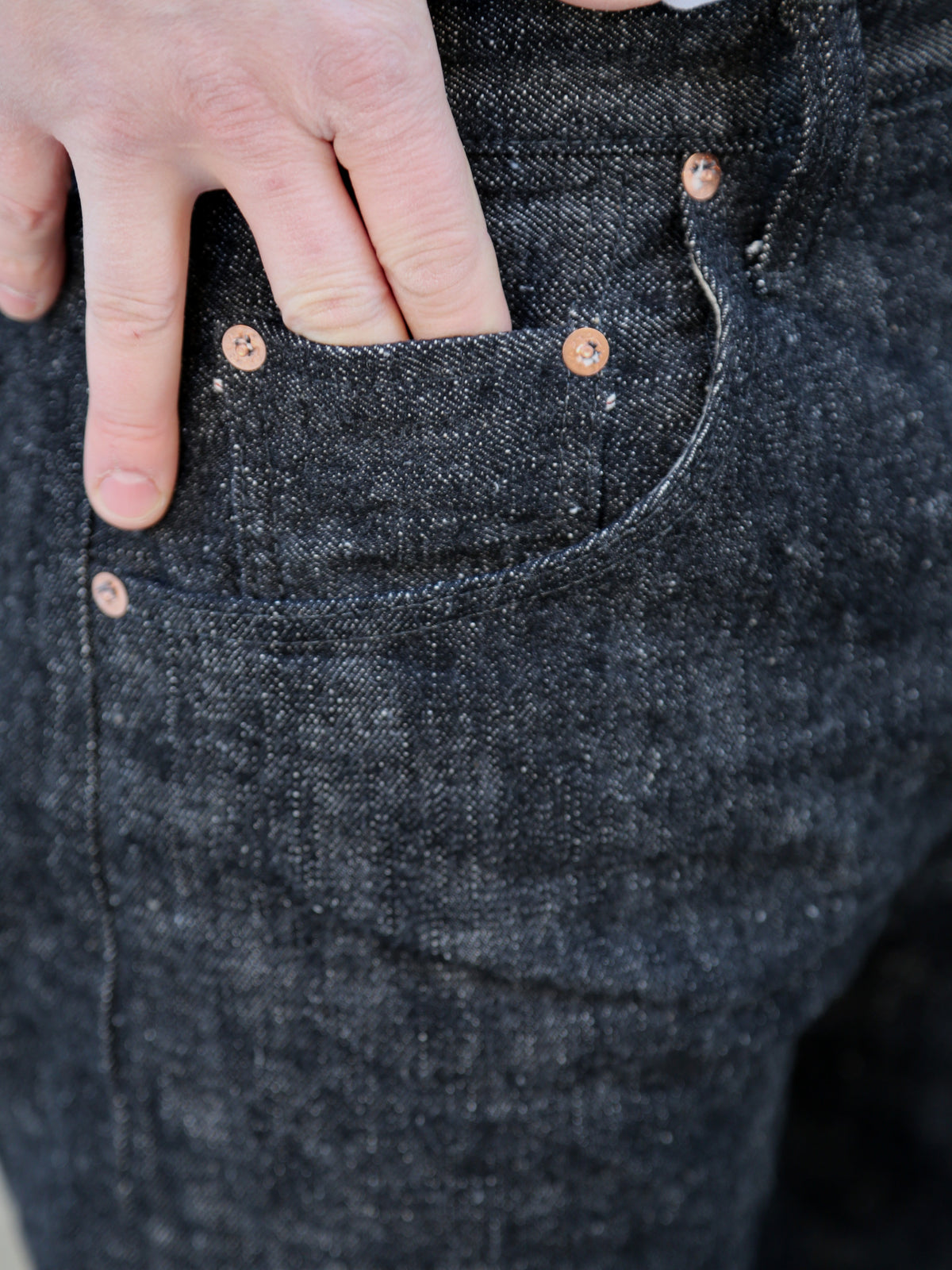 Samurai Jeans 17oz Koku Benkei Jeans – Black (S211BK)