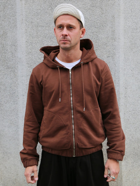 Hansen Garments Eddy Zipper Hoodie – Almond (30-120-9)