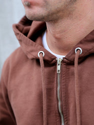 Hansen Garments Eddy Zipper Hoodie – Almond (30-120-9)