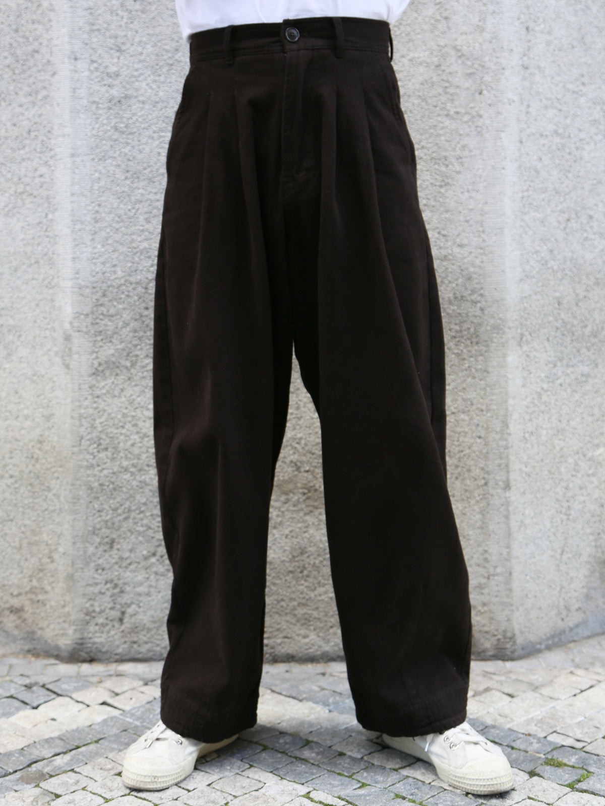 Hansen Garments Andrew Baloon Trousers – Coffee Drill (30-34-9)