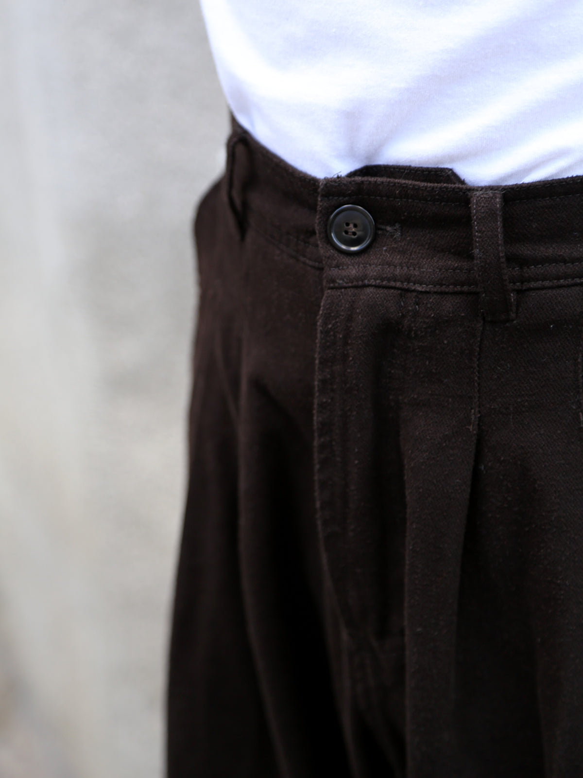 Hansen Garments Andrew Baloon Trousers – Coffee Drill (30-34-9)